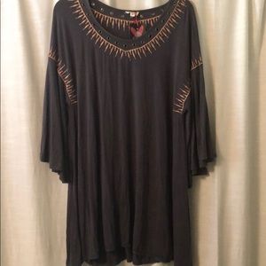 Oversized gray dress